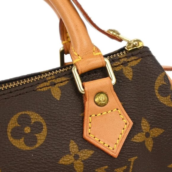 Louis Vuitton Monogram Mini Speedy Handbag - Picture 6 of 10